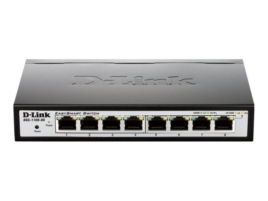 D-Link 8-port stikalo gigabit SWITCH (DGS-1100-08) - odprta embalaža