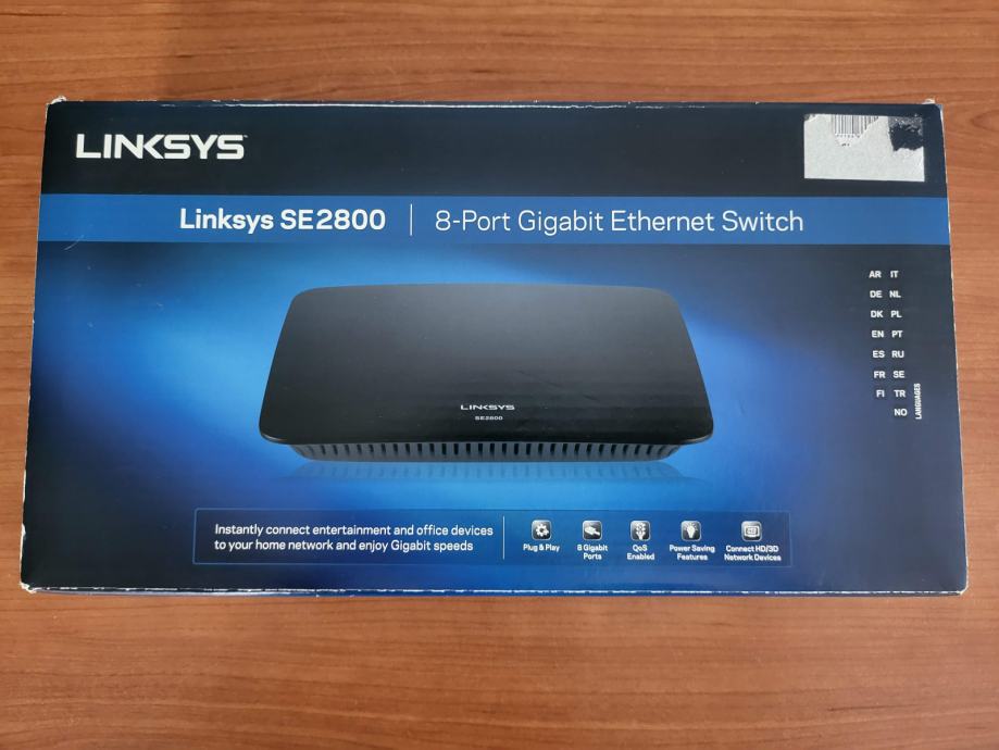 Linksys SE2800 8-Port Gigabit Switch