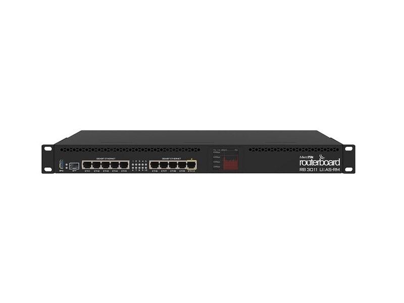 Mikrotik RB3011UiAS-RM 10-port Gigabit SFP 1U Rackmount usmerjevalnik