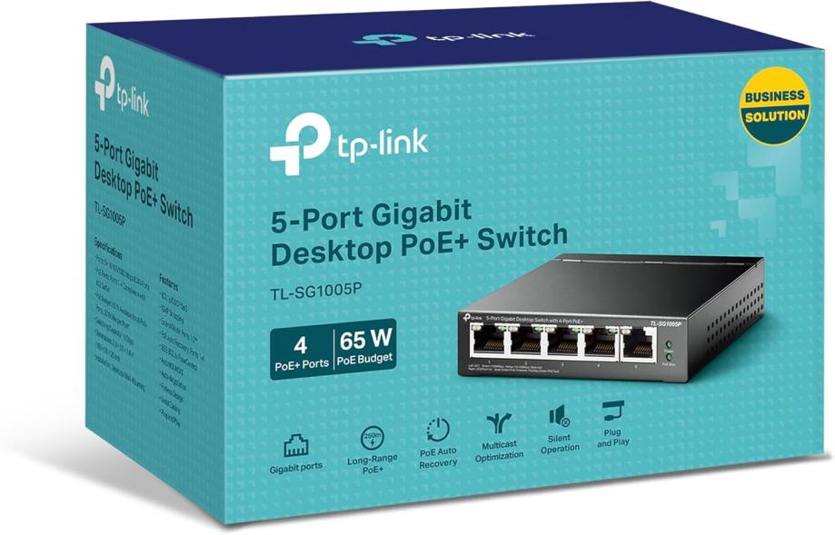 TP-Link Gigabit PoE Switch TL-SG1005P