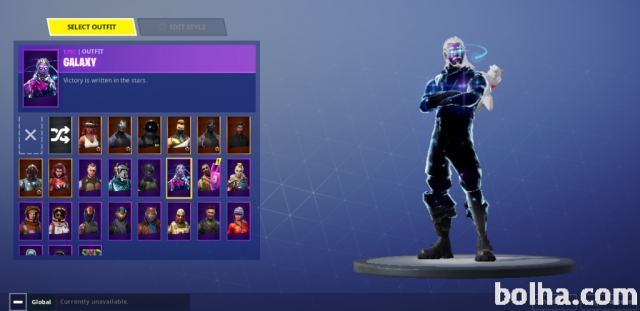 Fortnite account galaxy skin