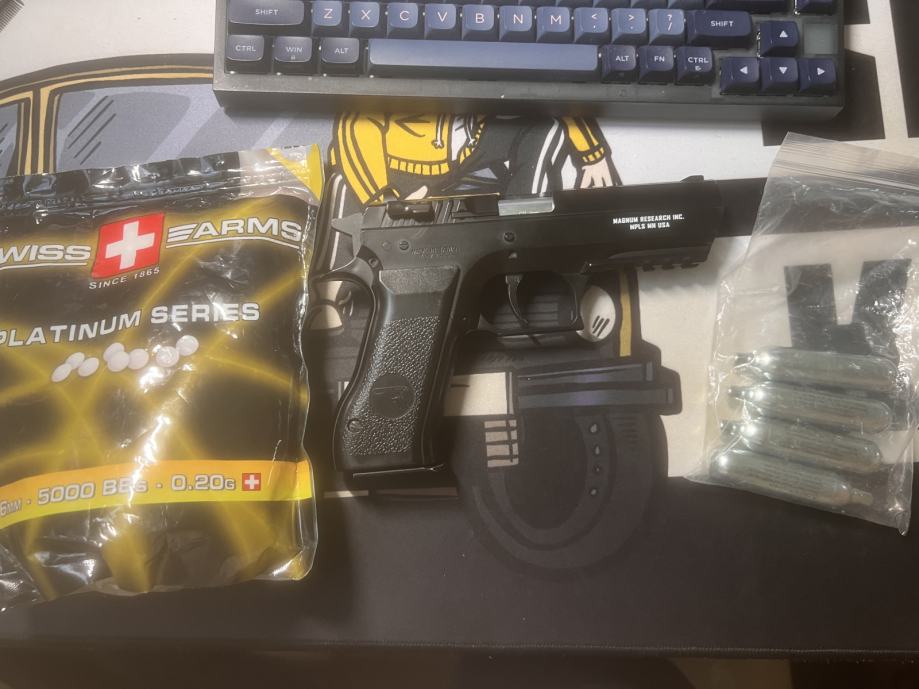 CO2 pištola Baby Desert Eagle+BB+CO2