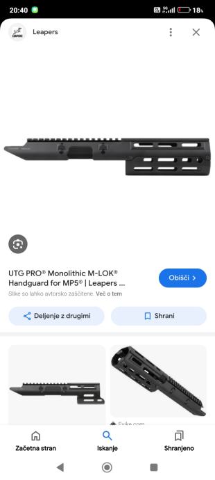 Utg pro handguard MP5