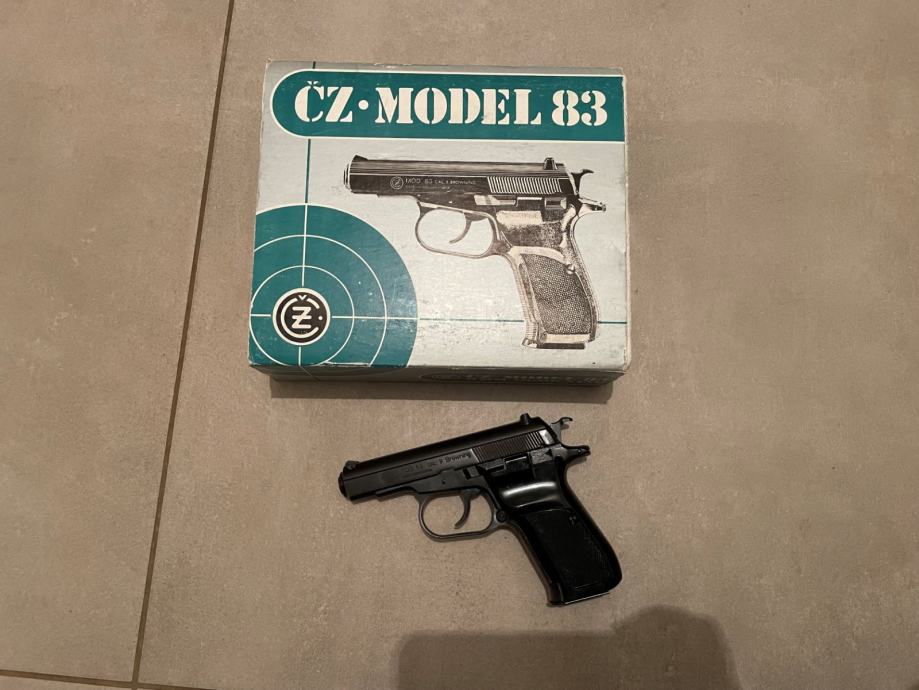 CZ 83 Polavtomatska Pištola, 9mm Browning