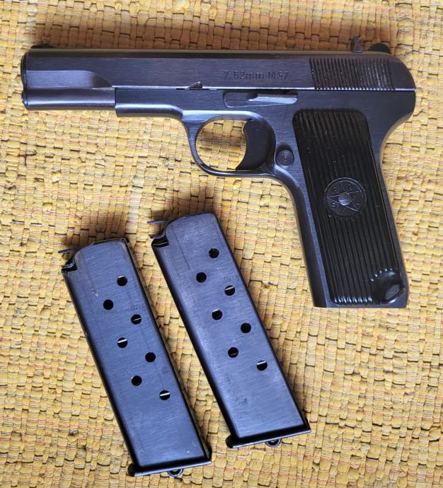 polavtomatska pištola Zastava M57 7,62 Tokarev