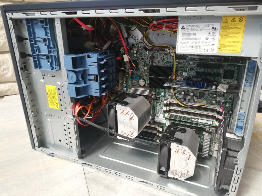 Hp proliant ml150 g5 server 2008 r2 после обновления биоса драйверов кулеры постоянно шумят