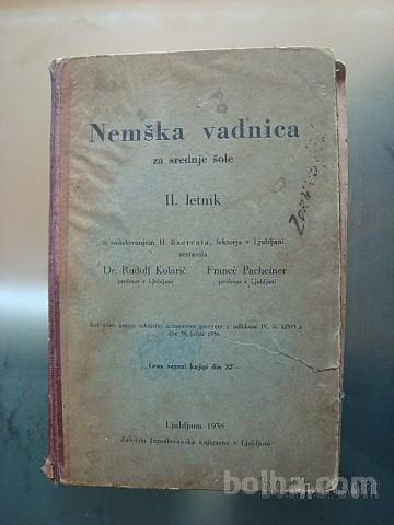 NEMŠKA VADNICA 1938