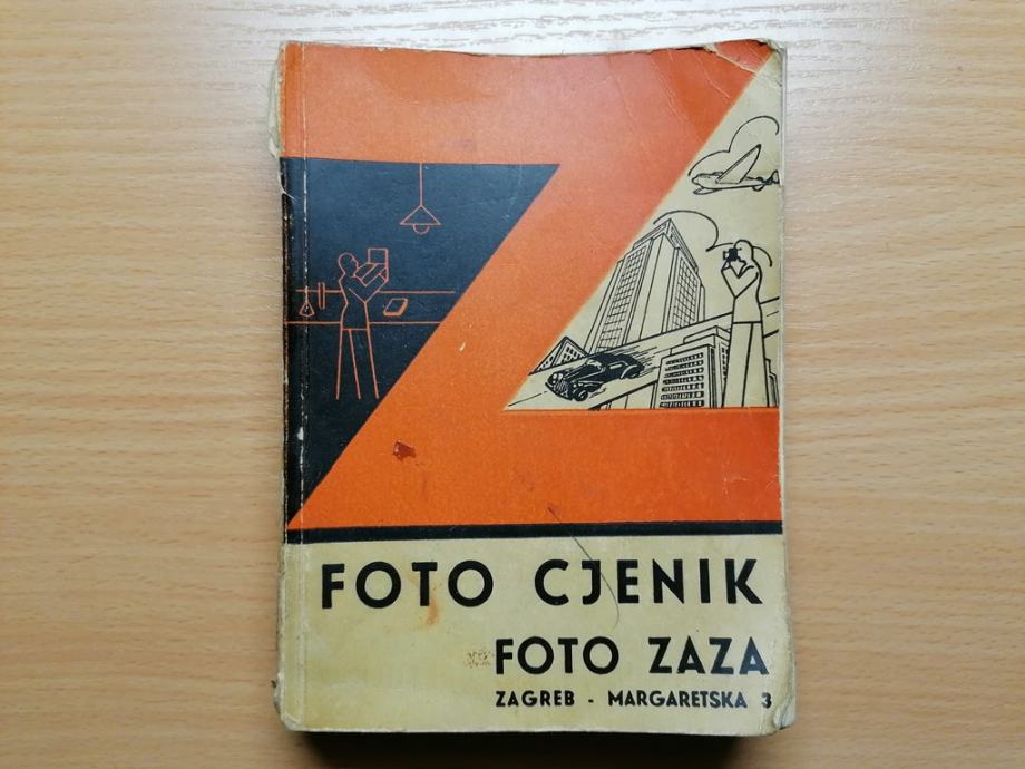 FOTO PRIROČNIK IN CENIK FOTO ZAZA Zagreb 1939