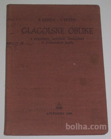 GLAGOLSKE OBLIKE v angleškem, nem., franc. in ital. jeziku