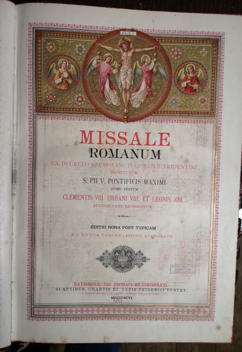 Missale Romanum (Rimski misal), nemški viteški red, 1896