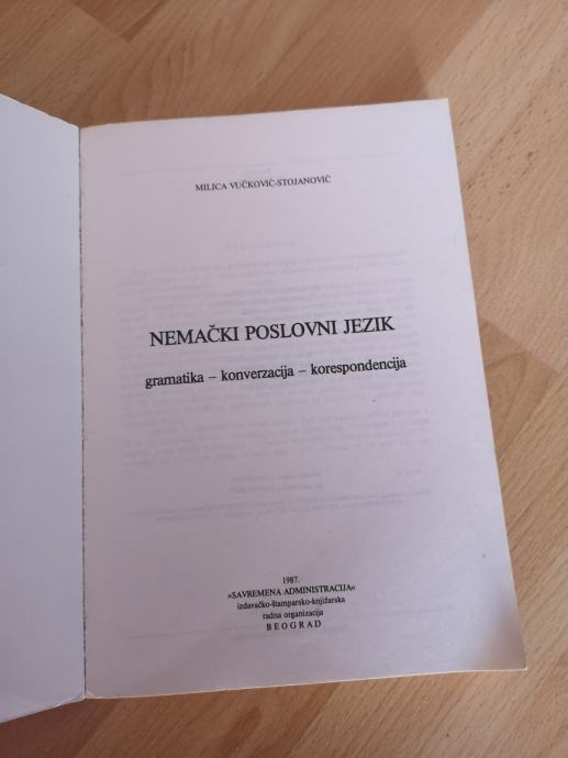 Nemački poslovni jezik (Milica Vučkovič Stojanovič, Beograd 1987)