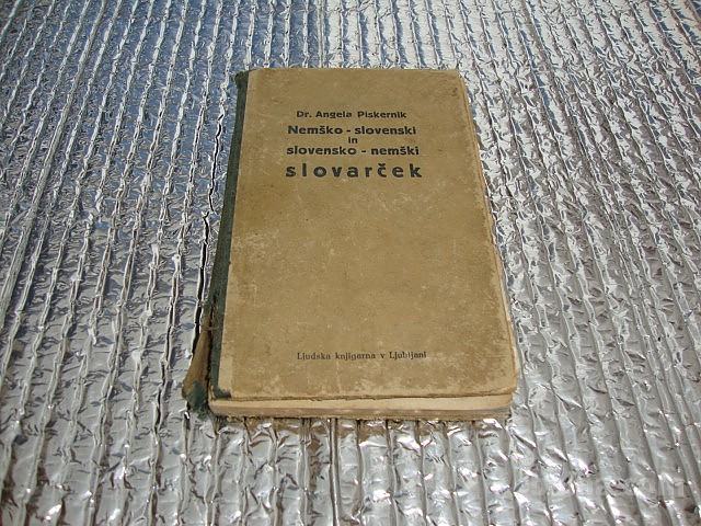 Nemško-slovenski in slovensko-nemški žepni slovarček 1941