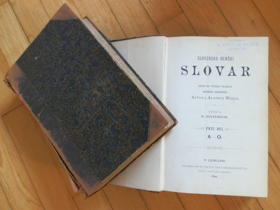 Prodam Slovensko - Nemški slovar  / 1894, 1895