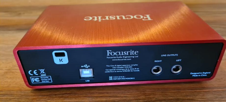 Focusrite Scarlett 2i2 2nd generation