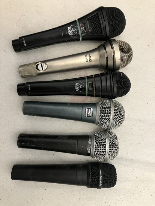 Mikrofoni shure, akg, beyerdynamic