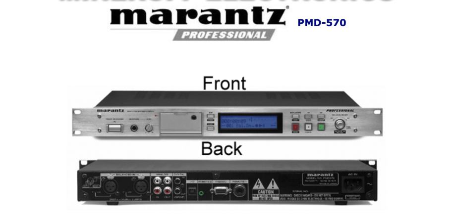 SD card pro recorder Marantz PMD570