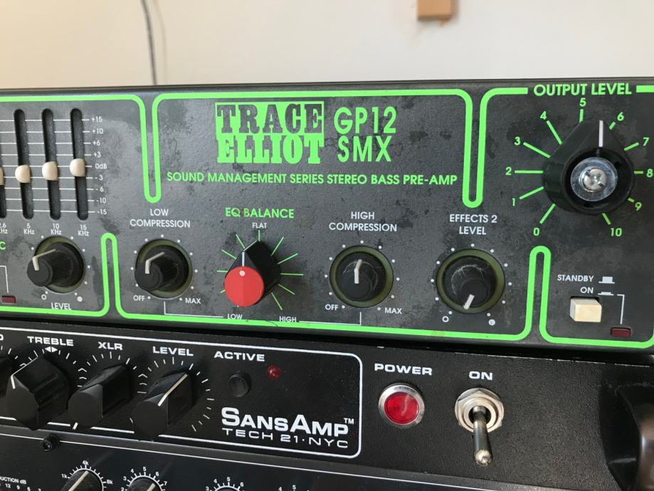 Trace Elliot GP12 SMX Stereo bass preamp bi-amp