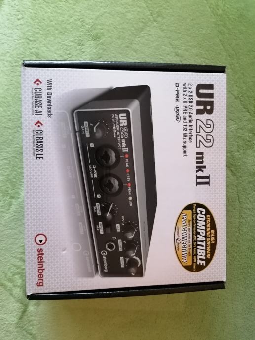 Steinberg ur22 mkii мигает лампочка usb