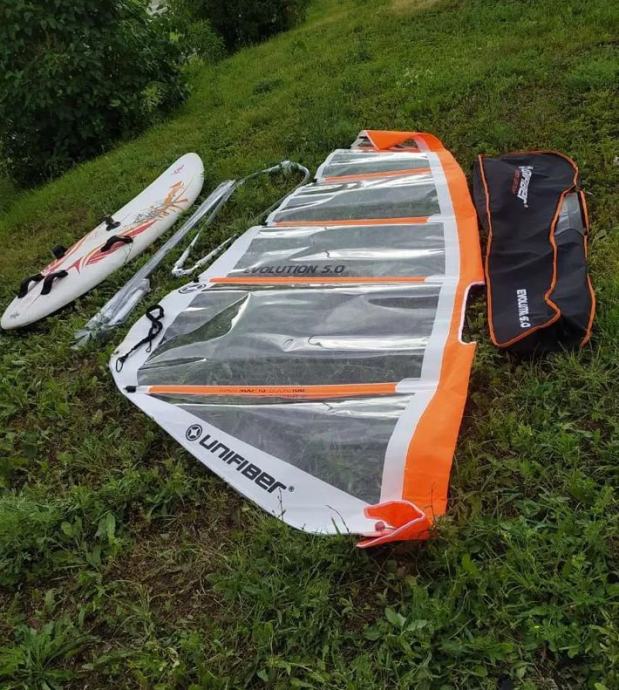 Windsurf deska Fanatic Ripper 102 z jadrom 5.0