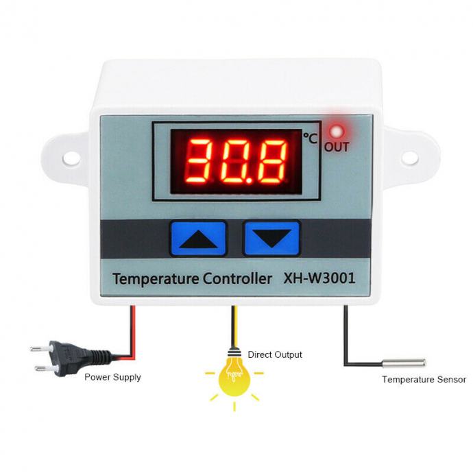 DIGITALNI TERMOSTAT 220V OD -50 C DO +110 C