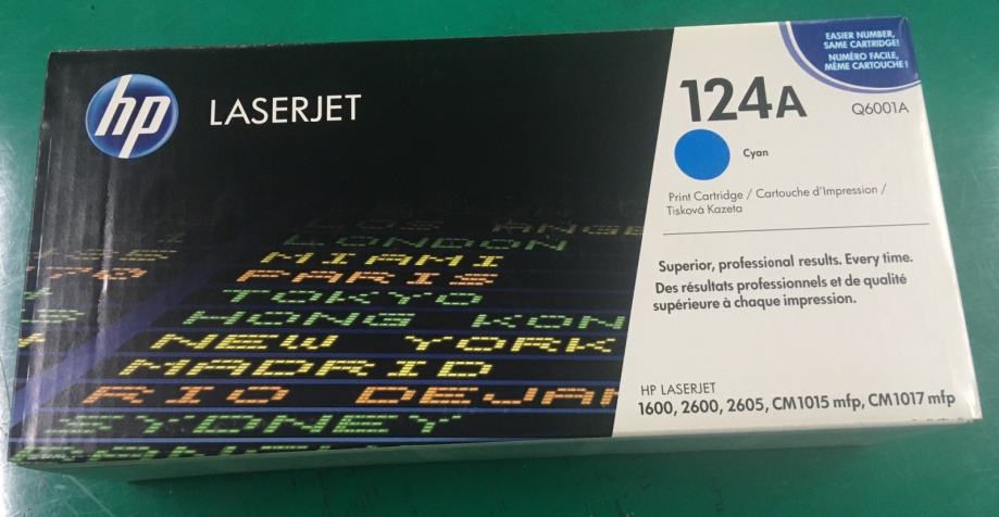 HP 124A Cyan Original LaserJet Toner Cartridge