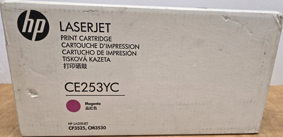 HP TONER vijolična CE253YC Magenta za tiskalnike CP3525 ORIGINAL