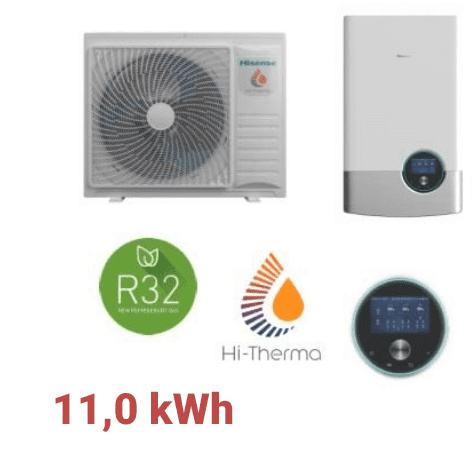 Rerzibilna deljiva toplotna črpalka z enim ventilatorjem Hisense 11kw