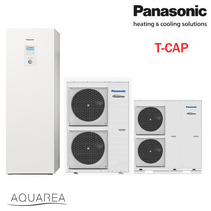 Toplotna črpalka Panasonic T-CAP - All in One, trofazna, 9 kW