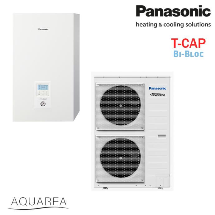 Toplotna črpalka Panasonic T-CAP - Bi-Bloc, trifazna, 16 kW - SILENT