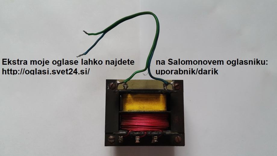 Transformator 220 V AC na 14,2 – 28,4 V AC okvirne moči 40 W