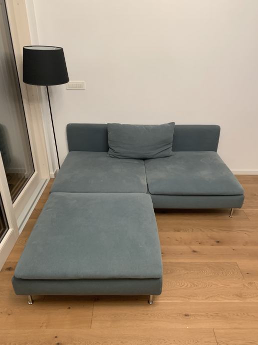 Ikea Soderhamn sofa modra sedežna