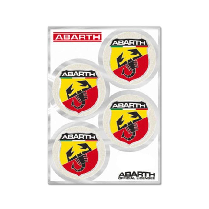 Nalepka Abarth Ø48mm 4 kos