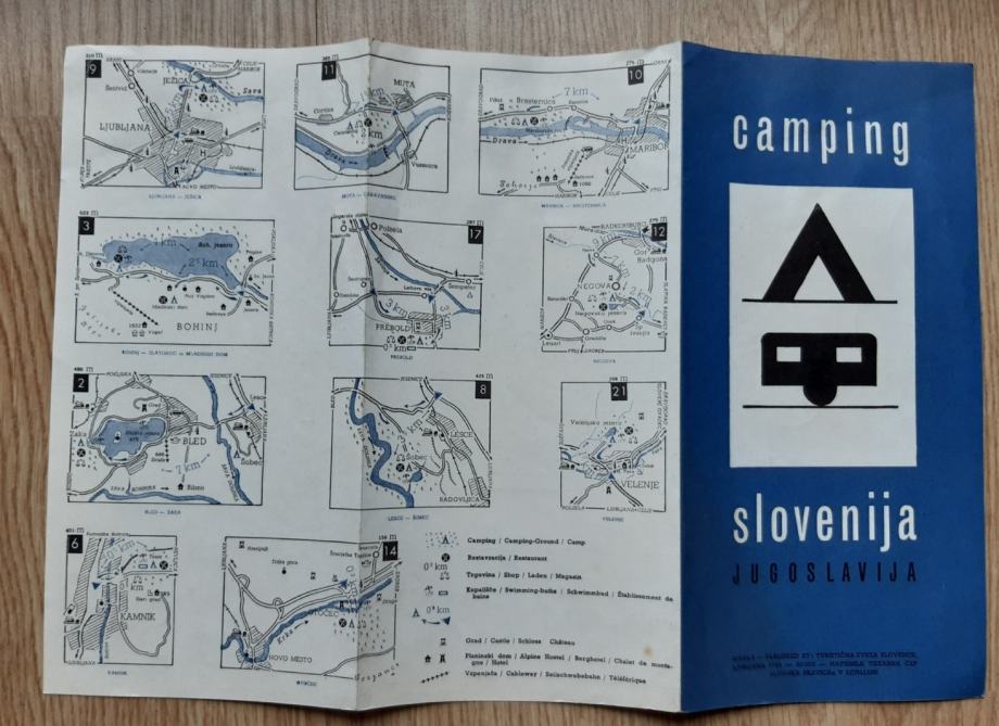 Prospekt Avtokampi v Sloveniji 1966