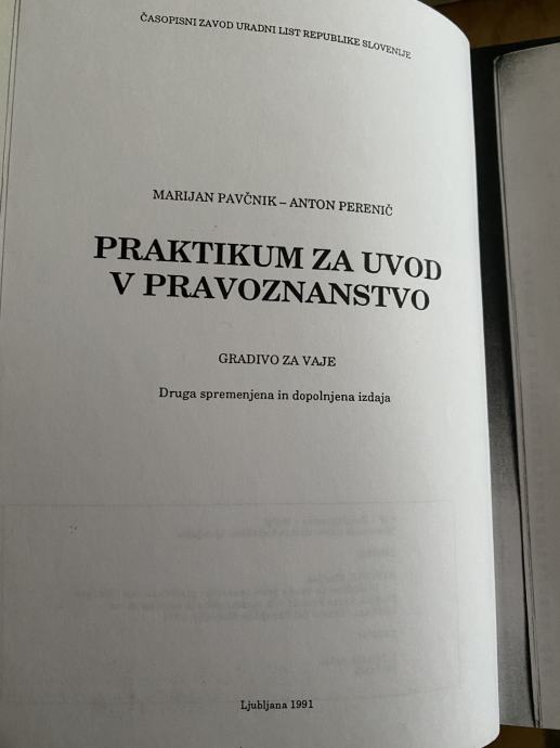 PRAKTIKUM ZA UVOD V PRAVOZNANSTVO, PAVČNIK-PERENIČ