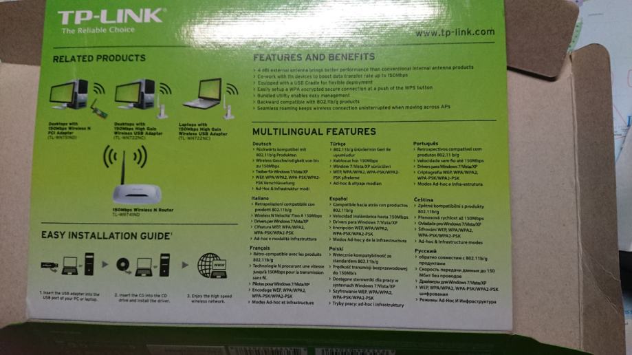 USB adapter TP Link TL-WN722NC