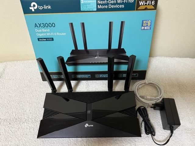 Brezžični router TP-Link Archer AX50, Wi-Fi 6, AX3000