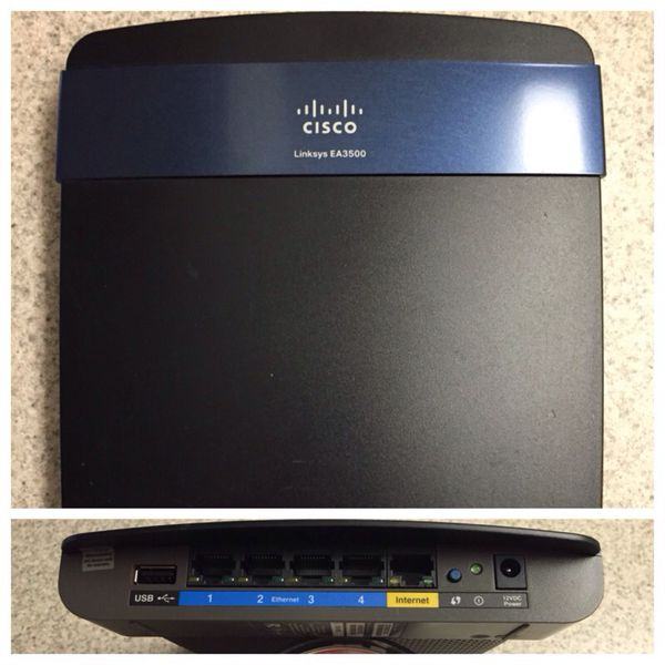 Cisco Linksys smart Router EA3500 N750 2,4 in 5GHz Gigabit LAN