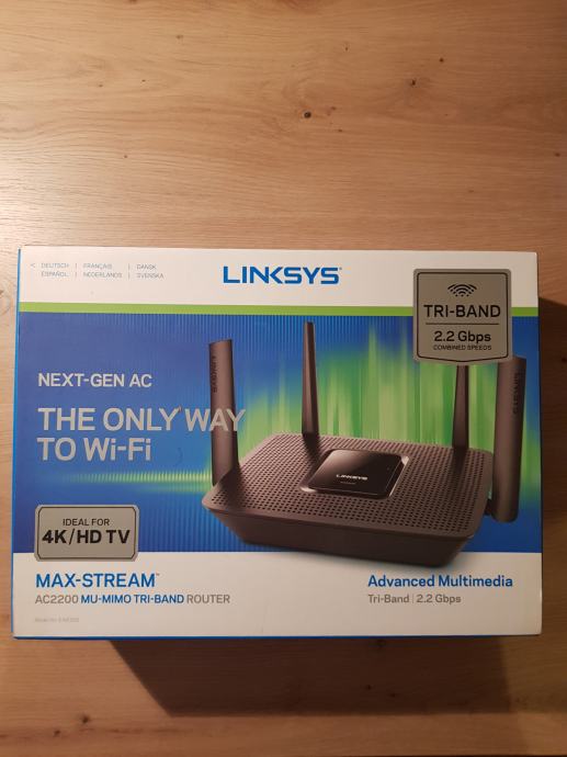 Linksys wi-fi router AC2200, EA8300