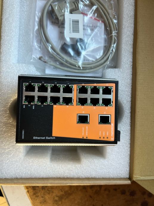 Weidmüller IE-SW-PL16MT-16TX število Ethernet vrat 16