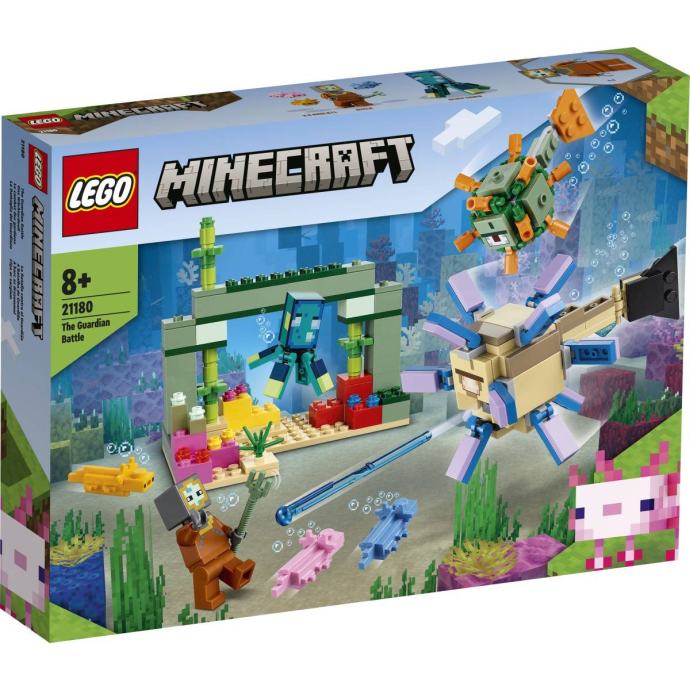 Lego Minecraft The Guardian Battle set 21180