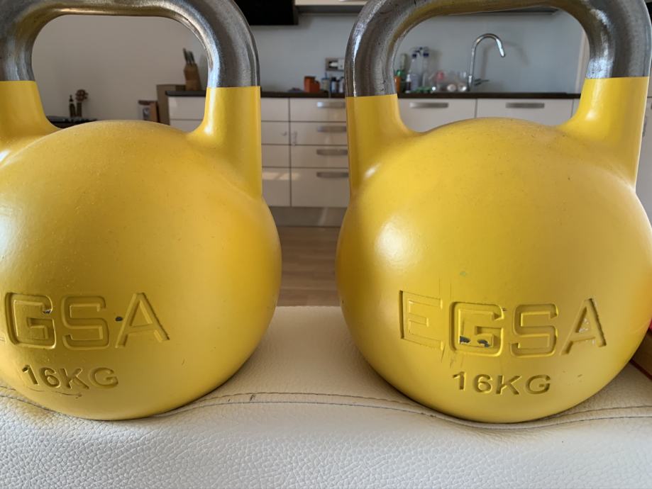 Kettlbell uteži, 16,20,24 kg