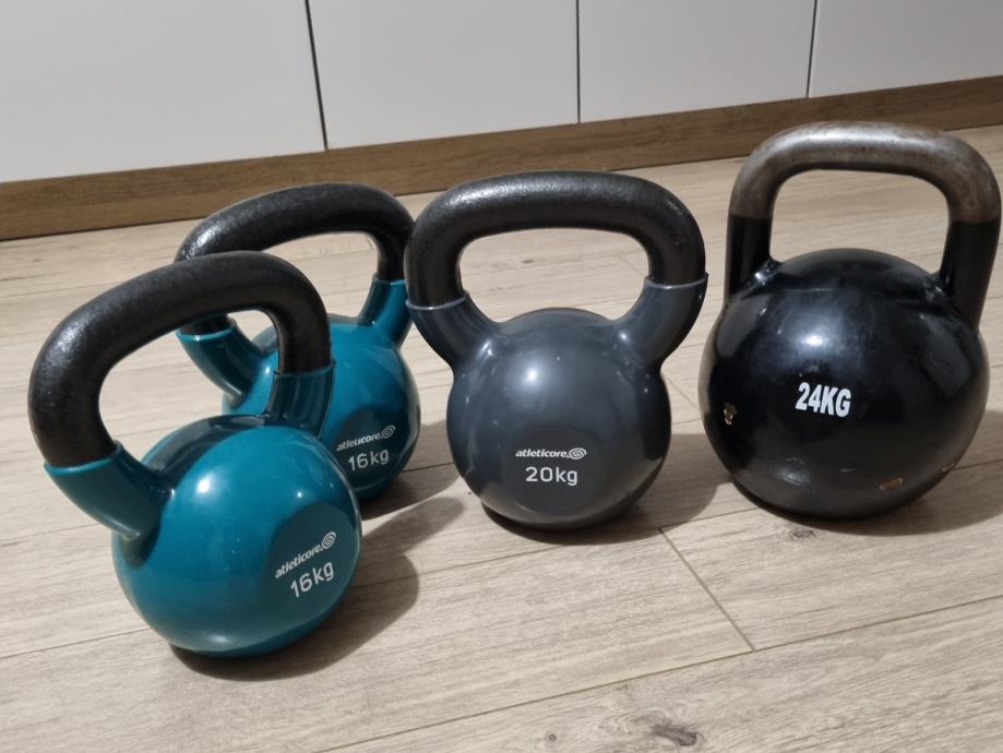 Kettlebell (2x16kg, 1x20kg, 1x24kg)