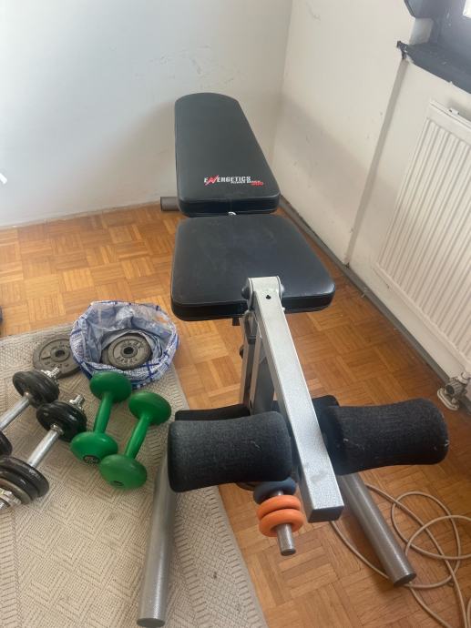 Fitnes klop in uteži