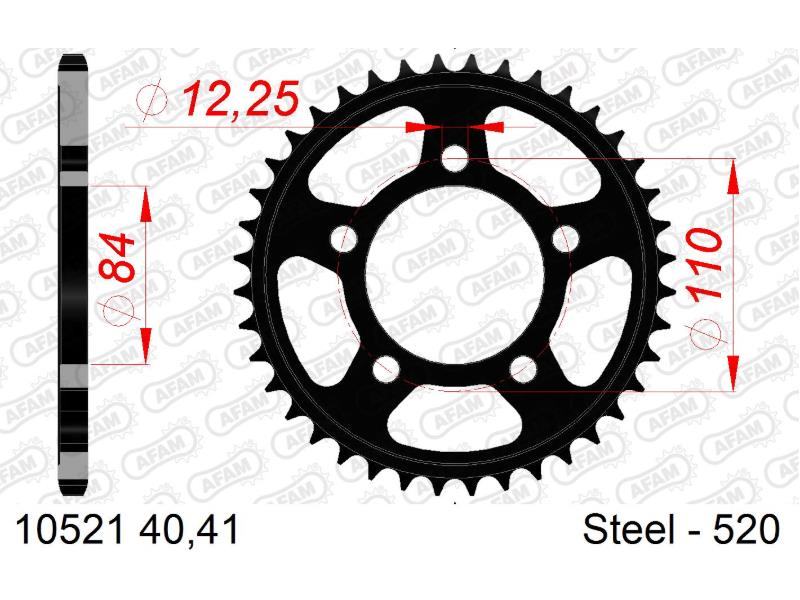 Zadnji zobnik AFAM 10521-41 (520)
