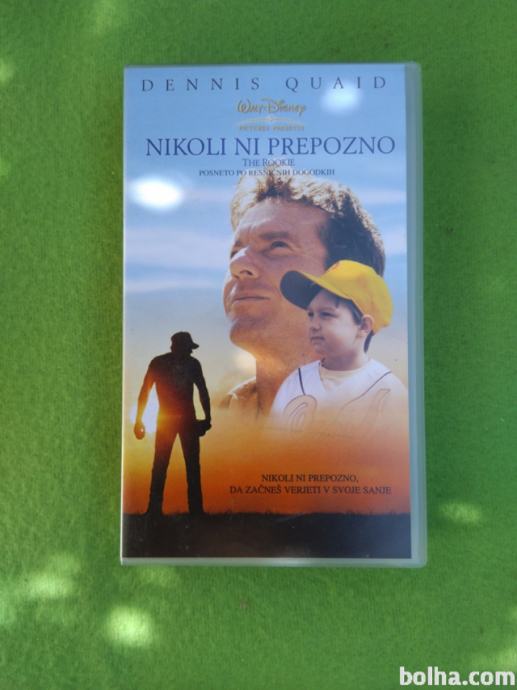 NIKOLI NI PREPOZNO 2003 vhs