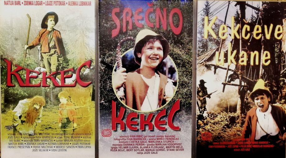 Retro VHS klasika: trilogija Kekec, Srečno Kekec in Kekčeve ukane