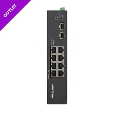 HIKVISION DS-3T0510HP-E/HS POE SWITCH 8 PORTNO POE STIKALO