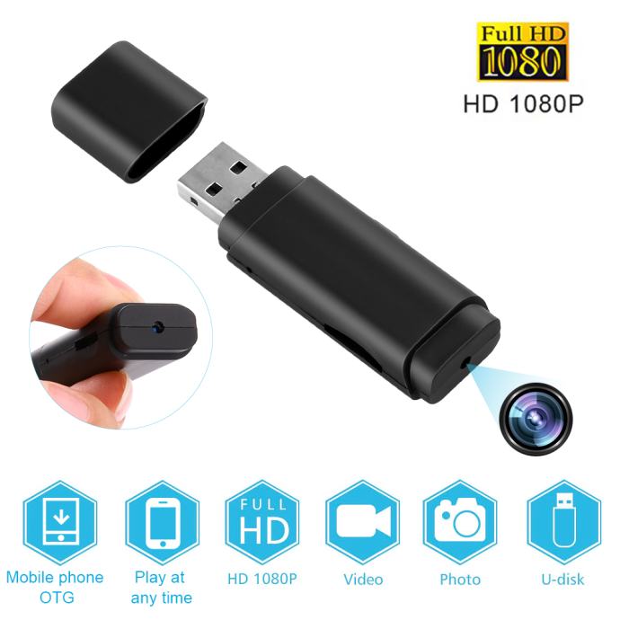 SPY KAMERA MINI FULL HD 1080p, 5Mpix, USB KLJUČ, SNEMA SLIKO IN ZVOK