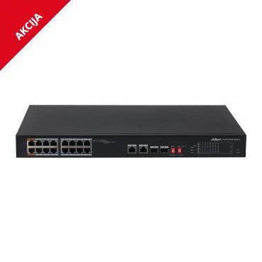 POE STIKALO DAHUA SWITCH PFS3218-16ET-135 18 PORTNO, VIDEO NADZOR, IP,