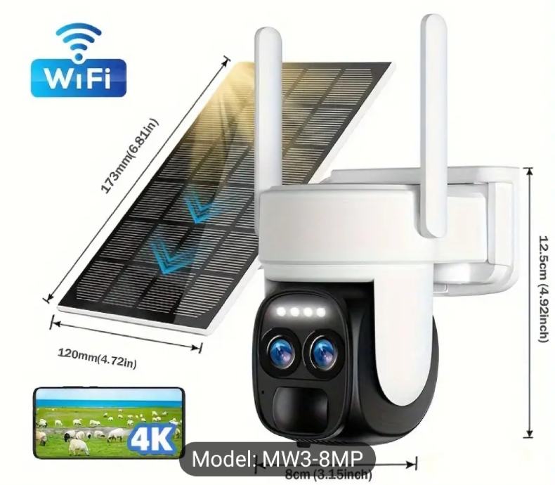 Kamera wifi solarna